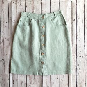 Karen Kane linen button down skirt size 7